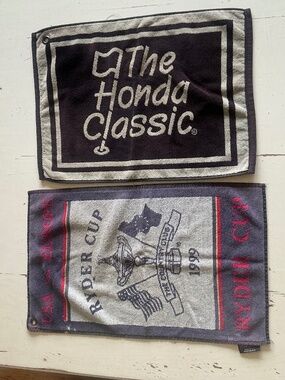 Vintage Golf Towels Honda Classic & Ryder Cup 1999